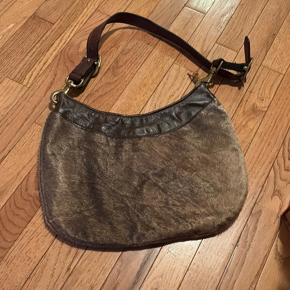 Pony up brand Brown Leather Women's Bag - Picture 1 of 10